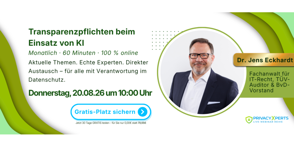 Transparenzpflichten beim Einsatz von KI