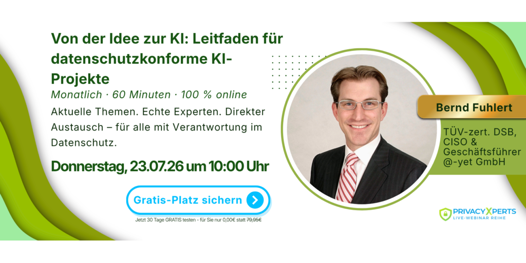 Von der Idee zur KI: Leitfaden für datenschutzkonforme KI-Projekte