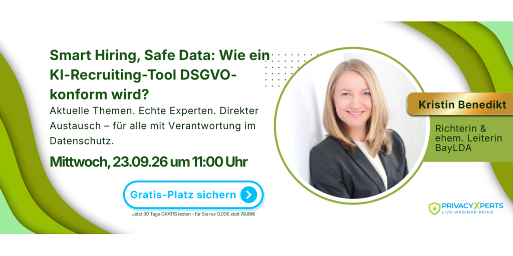 Smart Hiring, Safe Data: Wie ein KI-Recruiting-Tool DSGVO-konform wird?